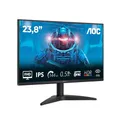 Produktbild: AOC 24B36X - 24 Zoll Full HD Gaming Monitor, 0,5 ms Reaktionszeit, Adaptyve Sync., 144 Hz (1920x1080, HDMI 1.4, DisplayPort 1.4) schwarz