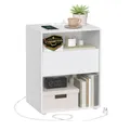 Produktbild: VASAGLE Nachttisch Snapsemble, mit Ladefunktion, mit 1 Schublade