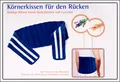 Produktbild: XXL Körnerkissen für den Rücken - Rückenwärmer Wärmekissen Lavendelkissen Kissen