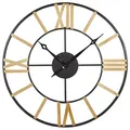 Produktbild: Beliani Wanduhr, Schwarz, Metall, 80x80x3 cm, Dekoration, Uhren, Wanduhren