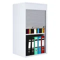 Produktbild: VCM my office Aktos L Rollladenschrank weiß 1 Fachboden 50,0 x 40,0 x 93,0 cm