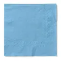 Produktbild: Sovie HORECA Cocktail-Servietten Hellblau aus Tissue, 24 x 24 cm, 3-lagig, 150 Stück – hochwertige Papierservietten für Cocktails, Fingerfood, Bar & Events - weich, saugfähig & dekorativ
