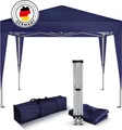 Produktbild: Kronenburg Faltpavillon 2x2m - Wasserfest, UV-Schutz 50+, 0 Seitenteile, blau