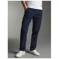 Produktbild: Trigema Jerseyhose TRIGEMA Fleece Freizeithose (1-tlg) blau M