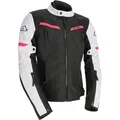 Produktbild: Acerbis X-Street Damen Motorrad Textiljacke, schwarz-weiss-pink, Größe XS