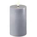 Produktbild: Stumpenkerze LED dust blue 7,5 x 12,5cm