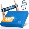 Produktbild: My Balance Balance Pad Balance Pad inkl. Widerstandsband I Großes Balancekissen mit eBook, Memory-Schaum, rutschfest, XXL-Größe, inkl. E-Book & Widerstandsband