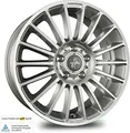 Produktbild: Keskin KT15 Speed silver painted 7x17 ET48 - LK5/112 ML66.6 Alufelge silber