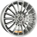 Produktbild: 4 Alufelgen KESKIN KT15 SPEED Silver Painted (SL) 7x17 ET48 5x112 17 Zoll