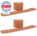 Produktbild: axion® Kinesiologie Tapes PRECUT beige – 20x á 25 x 5 cm Streifen - Medizinprodukt
