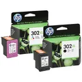 Produktbild: Original HP-302 XL black color Tintenpatronen DeskJet 3637 3638 3639 Multipack