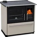 Produktbild: Plamen Küchenofen Holzherd 850 Glas Creme Linke Version und 8 kW