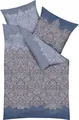 Produktbild: Kaeppel Bettwäsche Indira Feinbiber blau Größe 1x 135x200 cm + 1x 80x80 cm