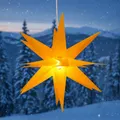 Produktbild: 3D Außenstern Kaspar, Weihnachtsstern, Faltstern mit 18 Spitzen, 4 m Leitung,...