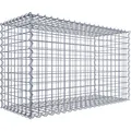 Produktbild: Gabiona Spiralgabione, LxHxT: 100 x 60 x 40 cm - silberfarben