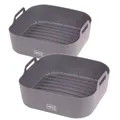 Produktbild: LURCH Backformen für Heißluftfritteuse S 00070205 Silikon Ø 17,0 x 17,0 cm,...