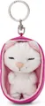 Produktbild: Nici Schlüsselanhänger Sleeping Pets - Weiss gestreifte Katze