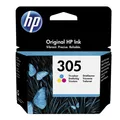 Produktbild: Hewlett Packard 305 Tintenpatrone farbig 100 Seiten HP Tinte
