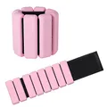 Produktbild: 2 PCS Handgelenkgewichte Knöchelgewichte Set Gewichtsmanschetten für Fuß oder Handgelenk auf Bewegung Gehen Joggen Yoga Aerobic Pilates Gewicht Fitness Armband (rose, 1 lbs/jede)