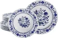 Produktbild: CreaTable Tafelservice Flora Zwiebelmuster, Tafel-Service 12-tlg (12-tlg), 6 Personen, Porzellan, Nostalgisch, Vintage
