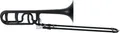 Produktbild: Classic Cantabile MardiBrass Kunststoff Bb/F-Quartposaune matt-schwarz