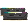 Produktbild: Corsair Vengeance RGB Pro SL Schwarz 16GB Kit 2x8GB DDR4-3200 CL16 DIMM Arbeitsspeicher