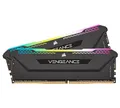 Produktbild: Corsair VENGEANCE RGB PRO SL 16GB (2x8GB) DDR4 3200 (PC4-25600) C16 Desktop memory – Schwarz, CMH16GX4M2E3200C16, 2 x 8 GB