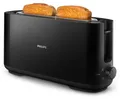 Produktbild: Philips Daily Collection Toaster, 1 langer Toastschlitz, Brötchenaufsatz, 8 Stufen, Auftaufunktion, Schwarz (HD2590/90)