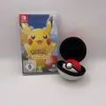 Produktbild: Pokemon Let's Go Pikachu + Pokeball mit Hülle Nintendo Switch Spiel in OVP