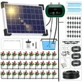 Produktbild: Solar Bewässerungssystem Garten mit 30 m Tropfschlauch automatische Modi