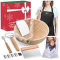 Produktbild: Brotbackset Rattankörbchen Gärkörbchen Brotbackzubehör für Sauerteig Hobby