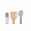 Produktbild: Zone Denmark Pizza-Set Singles Soft Taupe 3-tlg., Glas, Edelstahl, ABS, Braun