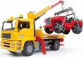 Produktbild: MAN TGA Abschlepp-LKW mit Geländewagen (ohne Light and Sound Modul)