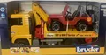 Produktbild: Bruder 02750 MAN TGA Abschlepp-LKW mit Geländewagen, ab 3 Jahren, Maße: 49,5