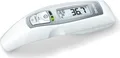 Produktbild: Beurer Fieberthermometer FT 70 | Stirn & Ohr | Sprachfunktion | Fieberalarm | 10 Speicherplätze | weiß