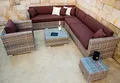 Produktbild: Ragnarök-Möbeldesign Narvik Premium PolyRattan - Deutscher Hersteller - 8 Jahre GARANTIE - Aluminium Gartenmöbel Essgruppe Rostfrei Rattan Sitzgruppe