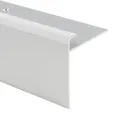 Produktbild: KARAT Stufenkantenprofil Safety - Form F - Treppenkantenprofil Silber 50 x 53 x 1340 mm