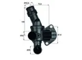 Produktbild: MAHLE Thermostat, Kühlmittel ti687 für CUPRA