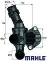 Produktbild: MAHLE TI687 Thermostat für Kühlmittel Thermostat Kühlmittel