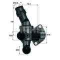 Produktbild: BEHR Thermostat Kühlmittel mit Dichtung 87°C TI 6 87
