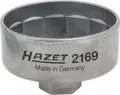 Produktbild: HAZET Ölfilter-Schlüssel Vierkant hohl 10mm 3/8 Zoll Außen-14-kant Profil 2169