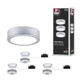 Produktbild: Paulmann 93092 LED Möbelleuchte Set Pukk rund incl. 3x3,5 Watt Schrankleuchte Chrom matt Kunststoff 2700 K