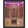 Produktbild: Artsauna Infrarotkabine Helsinki 150 mit Dual Technology Schwarz