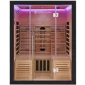 Produktbild: Artsauna Infrarotkabine, Schwarz, Holz, 150x190x150 cm, Freizeit, Wellness, Infrarotkabinen