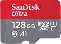 Produktbild: SanDisk Ultra microSDXC Speicherkarte 128GB + SD Adapter SDSQUAB-128G-GN6MA