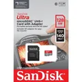 Produktbild: SanDisk Ultra SDSQUAB128GGN6MA Speicher Micro SD Ultra Mobile 128gb Adapter S