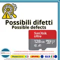 Produktbild: Micro SD Karte SanDisk Ultra 128GB 140MB/s A1 Mit Adapter