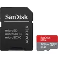 Produktbild: 619659200558 Karta microSDXC SanDisk 128GB Ultra 140MB/s C10 A1 UHS-I + Adapter