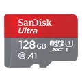 Produktbild: SandDisk Ultra MicroSD 128GB Class 10 inkl. Adapter, A1, Flash-Speicherkarte
