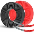 Produktbild: Offgridtec Solar Kabel H1Z2Z2-K 6mm², Einadriges Kupferkabel für Photovoltaikanlagen, UV- & wetterbeständig, halogenfrei, IEC 60228 EN 50618-konform (1m, rot)